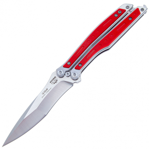 Нож бабочка (балисонг) НОКС Эльф RED, 204-100401