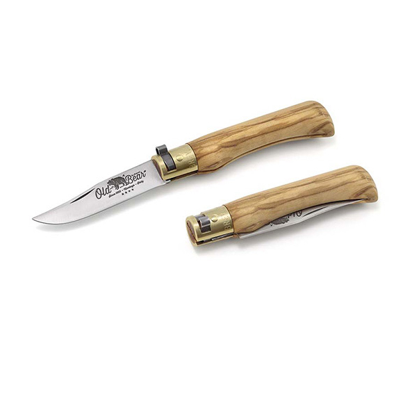 AN_9307/17_LU Olive S - нож скл. клинок 7 см, рукоять - олива