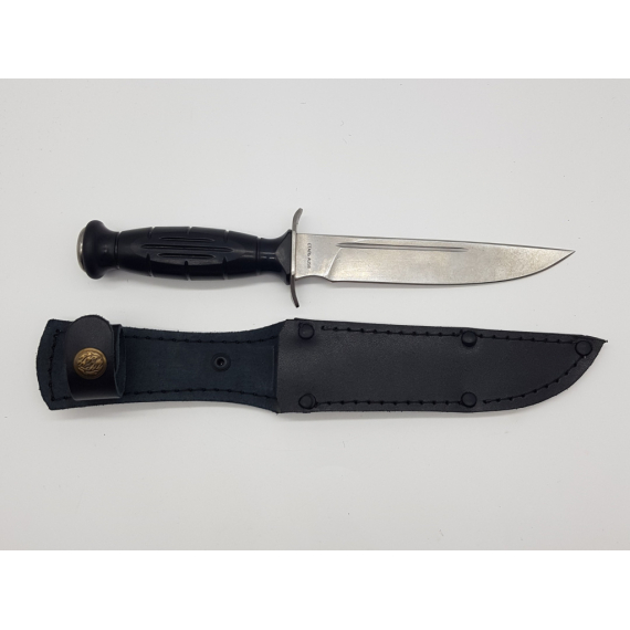 Нож хозяйственно-бытовой "Вишня-2" с кожаным чехлом