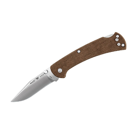 B0112BRS6 112 Slim Pro - нож складной, сталь S30V, рукоять коричневая микарта