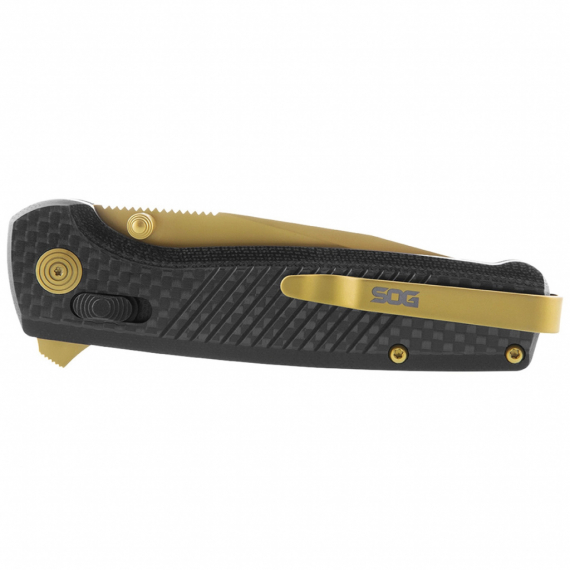 НОЖ SOG, TM1033 TERMINUS XR LTE CARBONE GOLD