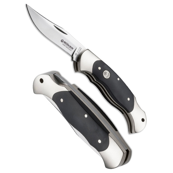 BK112033 Scout ABS - нож с фикс. клинком, черная рук-ть, пластик ABS, сталь N690