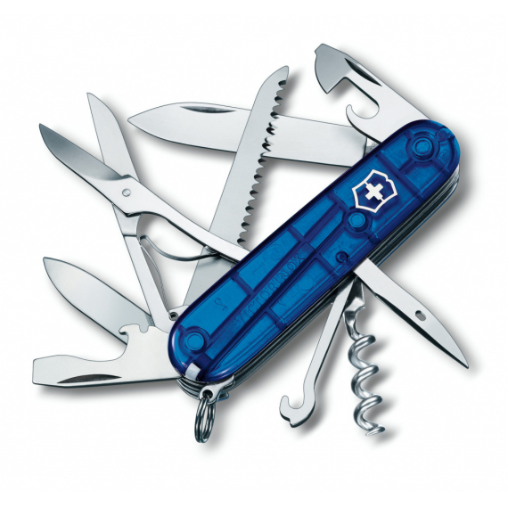 Складной нож Victorinox Huntsman Blue Trans (1.3713.T2)