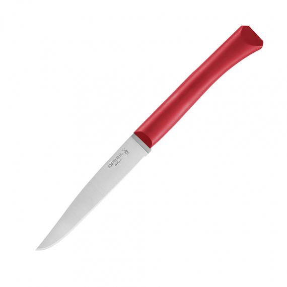 Нож столовый Opinel N°125 , полимерная ручка, нерж, сталь, красный. 