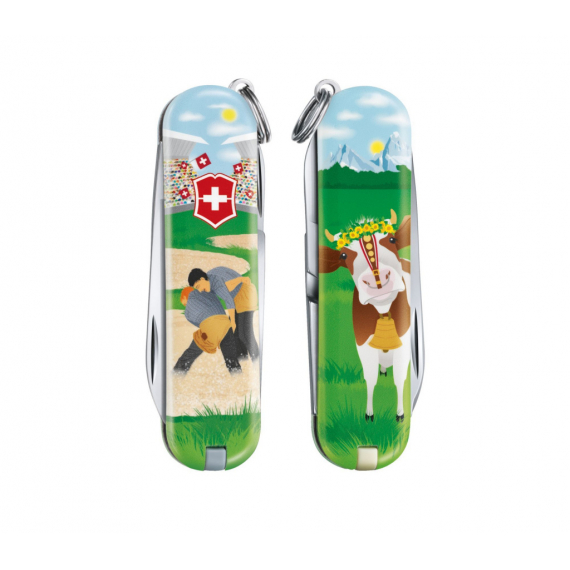 Складной  нож-брелок  Victorinox "Swiss Wrestling"