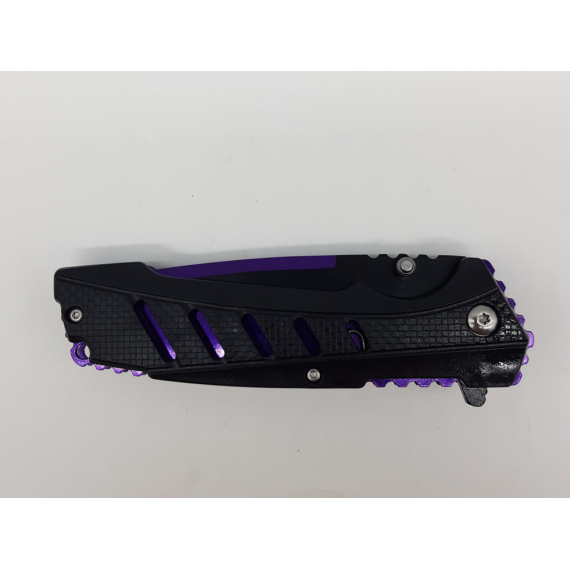 Нож складной хозяйственно-бытовой "Хамелеон", пурпурный
