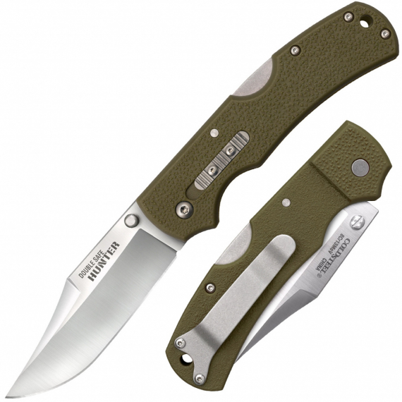 НОЖ COLD STEEL 23JC DOUBLE SAFE HUNTER (OD GREEN)