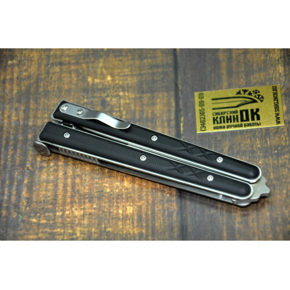 BK06EX004 Balisong - нож бабочка, сталь 440C