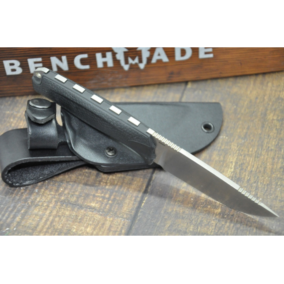 BM15008-BLK Steep Country Hunter - нож с фикс. клинком, обрезиненная рукоять, сталь S30V