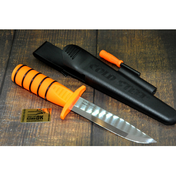Нож Cold Steel модель 80PH Survival Edge (Orange)