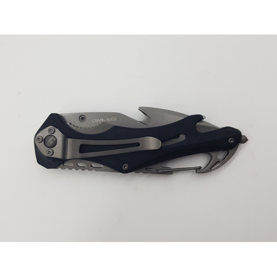 Нож складной хозяйственно-бытовой "Катран М2", НОКС, 327-780601, черный
