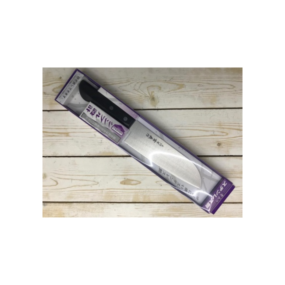 Shimomura Нож кухонный Сантоку 165/295, молибден-ванадиевая сталь, рукоять ABC пластик