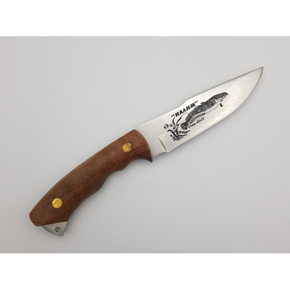 Туристический нож "Налим", 65х13, орех, Кизляр