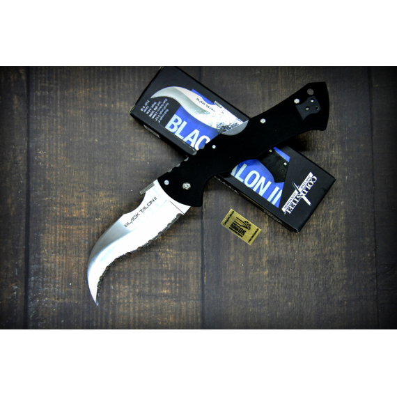 Нож Cold Steel модель 22BS Black Talon II Serrated Edge