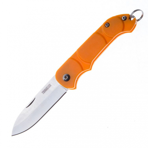 Складной нож Ontario Traveler ON8901 сталь Stainless Steel, рукоять пластик оранжевый
