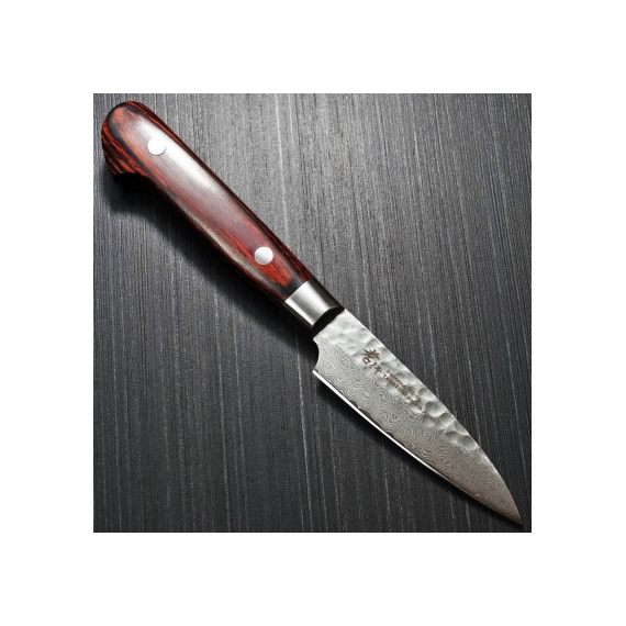 Нож кухонный для чистки овощей 8 см Sakai Takayuki VG-10, Damascus 33 layers
