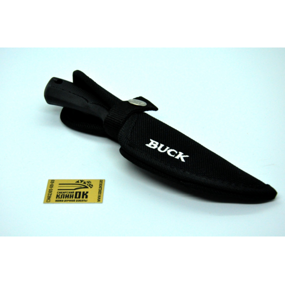 B0685BKG BuckLite Max II Large Guthook - нож с фикс. клин., 420HC, рукоять нейлон