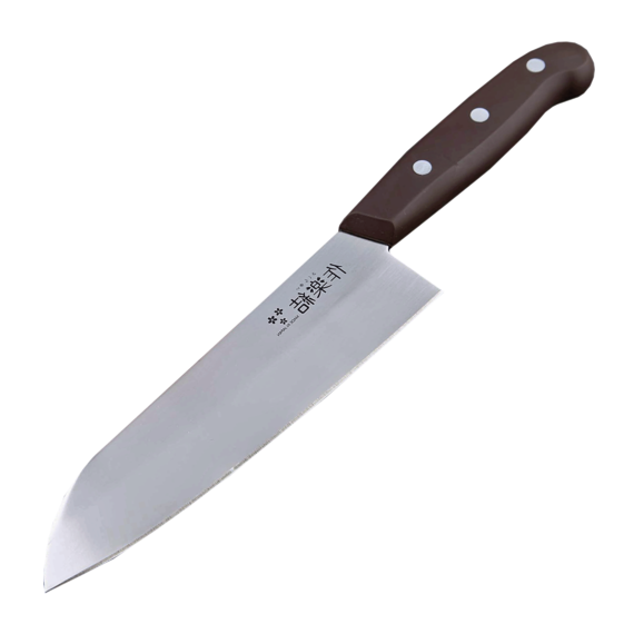 Поварской кухонный нож сантоку Shimomura 16.5 см