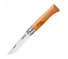 Складной нож "Opinel №9" carbon Carbon (углеродистая) Бук